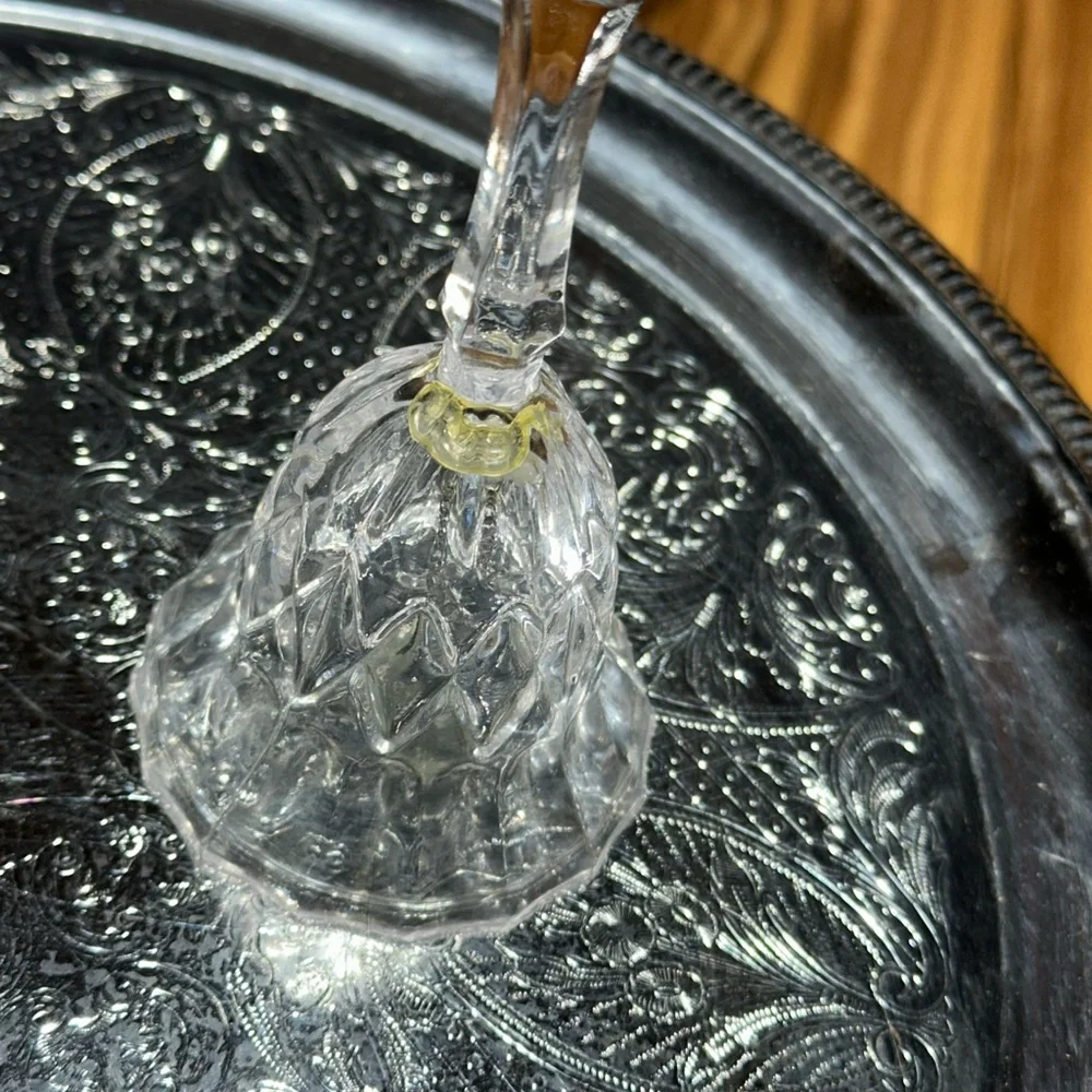 Vintage Elegant Clear Glass Bell